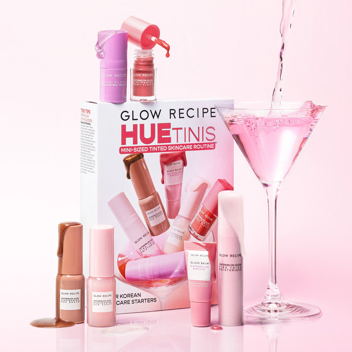 HueTinis Mini Tinted Skincare Set
